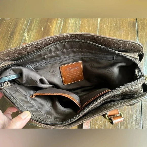 Fossil leather shoulder bag - Picture 4 of 16